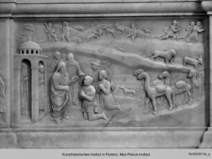 Altar des heiligen Hieronymus : Altarretabel mit dem heiligen Hieronymus : Szenen aus dem Leben des heiligen Hieronymus