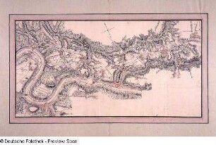 Sächsische Schweiz von Rathen bis Lichtenhain mit Elbestrom, Königstein und Lilienstein (ca. 1:25 000)