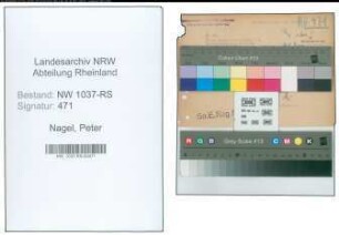 Entnazifizierung Peter Nagel , geb. 11.04.1903 (Stadtinspektor)