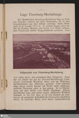 Lage Eisenberg-Moritzburgs