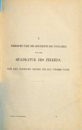 Archimedes, Huygens, Lambert, Legendre : vier Abhandlungen über die Kreismessung