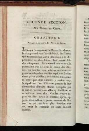 Seconde section
