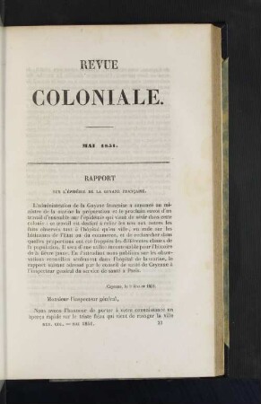 Mai 1851.