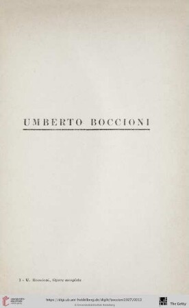 Umberto Boccioni
