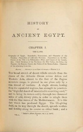 History of ancient Egypt, 1