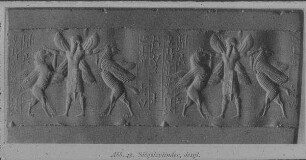 Babylon, Siegelbild: Marduk im mystischen Kampf