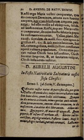 D. Aurelii Augustini