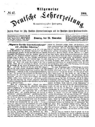"Allgemeine Deutsche Lehrerversammlungen" und "Deutscher Lehrertag"