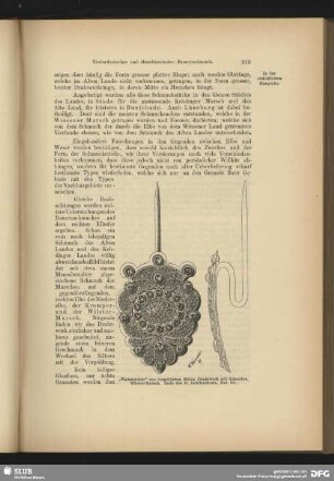 "Platenstecker" aus vergoldetem Silber