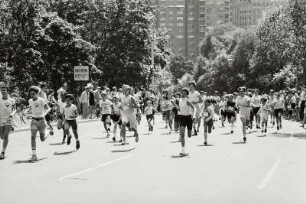 "Mile run" von Jugendlichen im Central Park