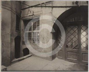 Hofseite der Bürgerhäuser Ring 39/40 in Breslau