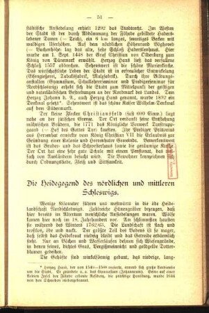 Die Heidegegend des nördlichen und mittleren Schleswigs.