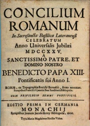 Concilium Lateranense Romanum