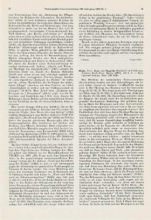 38-40 [Rezension] Blank, Josef, Jesus von Nazareth