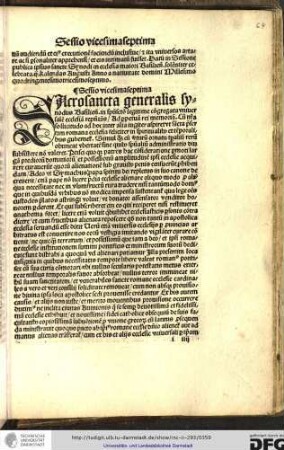Sessio vicesimaseptima.