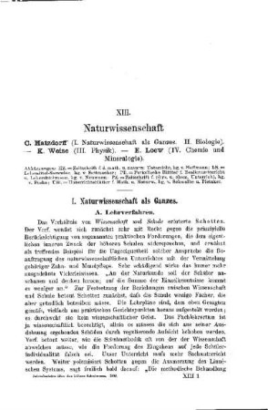 Naturwissenschaft