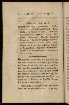 126-142, Siebente Aufgabe.