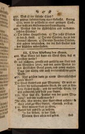 47-52, § XX - XXV