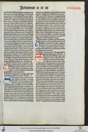 Epistola beati Johannis apostoli tertia