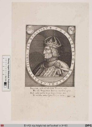 Bildnis Albrecht I. (von Habsburg), römisch-deutscher König (reg. 1298-1308)