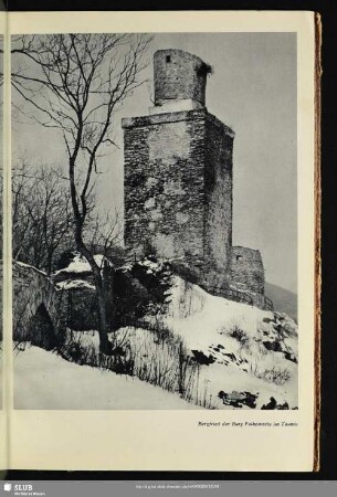 Bergfried der Burg Falkenstein im Taunus