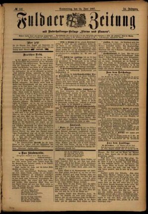 Ausgabe vom Donnerstag, den 24. Juni 1897.