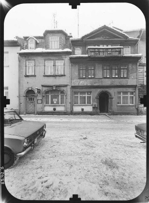 Arnstadt, Zimmerstraße 2/4. Wohnhäuser. Straßenfront