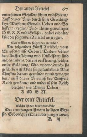 Der dritt Artickel.