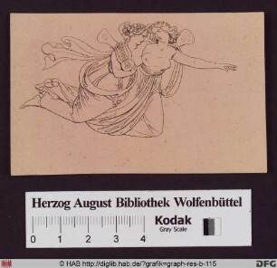 Zwei schwebende Genien