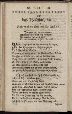 Auf das Weihnachtsfest.