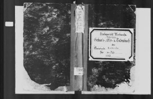 Karlsruhe, katholische Gemeinde: Standesbuch 1843