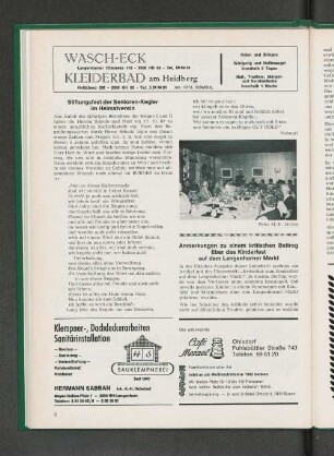 Anmerkungen zu einem kritischen Beitrag über das Kinderfest auf dem Langenhorner Markt