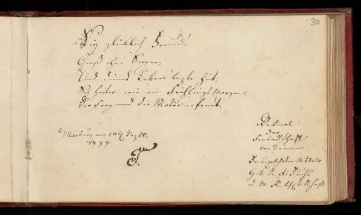 Eintrag (Marburg, 10.08.1799)