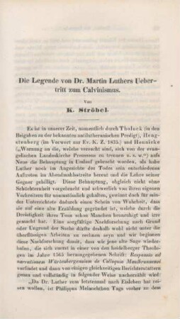 93-105 Die Legende von Dr. Martin Luthers Uebertritt zum Calvinismus