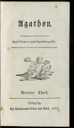 Agathon, Vierter Theil