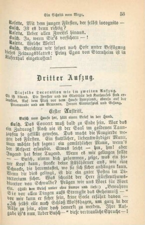 Dritter Aufzug. Dieselbe Decoration wie im zweiten Aufzug