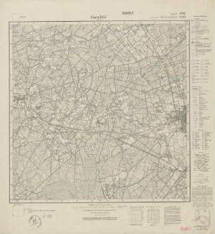 4008 (alte Nr.: 2210) Coesfeld (West), Meßtischblatt (4cm - Karte)