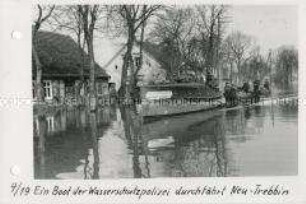 Hochwasserkatastrophe im Oderbruch