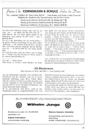 Alt-Blankenese : Eine Chronik in Wort und Bild