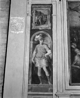 Cappella Serguidi — Heilige der Stadt Volterra — Heiliger Viktor von Ägypten (?)