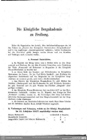 Bergakademie zu Freiberg