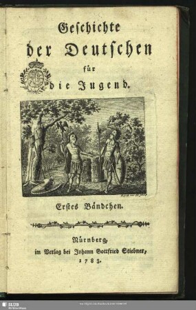 1: Geschichte der Deutschen für die Jugend