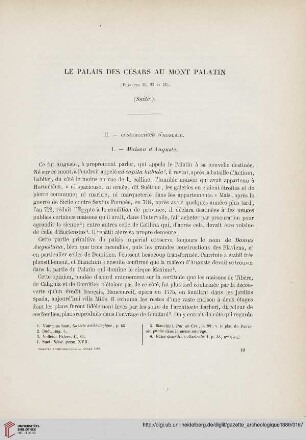 13: Le Palais des Césars au Mont Palatin, [2]