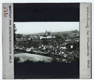 Schwäbisch Hall, Benediktinerabtei Großcomburg : Fernsicht von SW