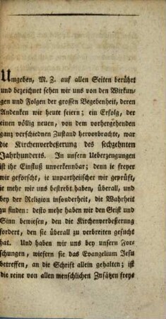 Predigt am Reformationsfeste des Jahres 1807 über das Evangelium am XXIII. Sonntage nach Trinitatis
