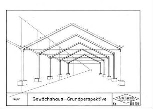 Gewächshaus-Grundperspektive