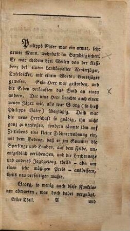 Der arme Philipp : eine wahre Geschichte (aus den bambergischen Landen), 1