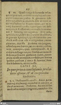 Caput XII. In quo prima conclusionis pro probabatio affertur, & ab exceptionibus vindicatur