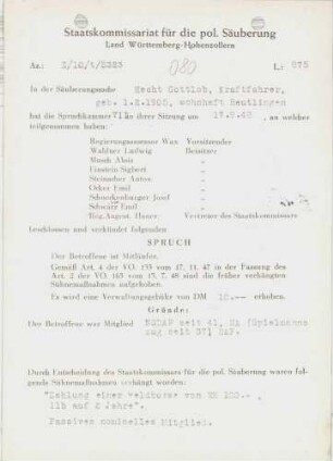 Hecht, Gottlob