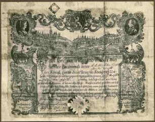 Geleitbrief des Schneiders Joseph Minarzick, 1803